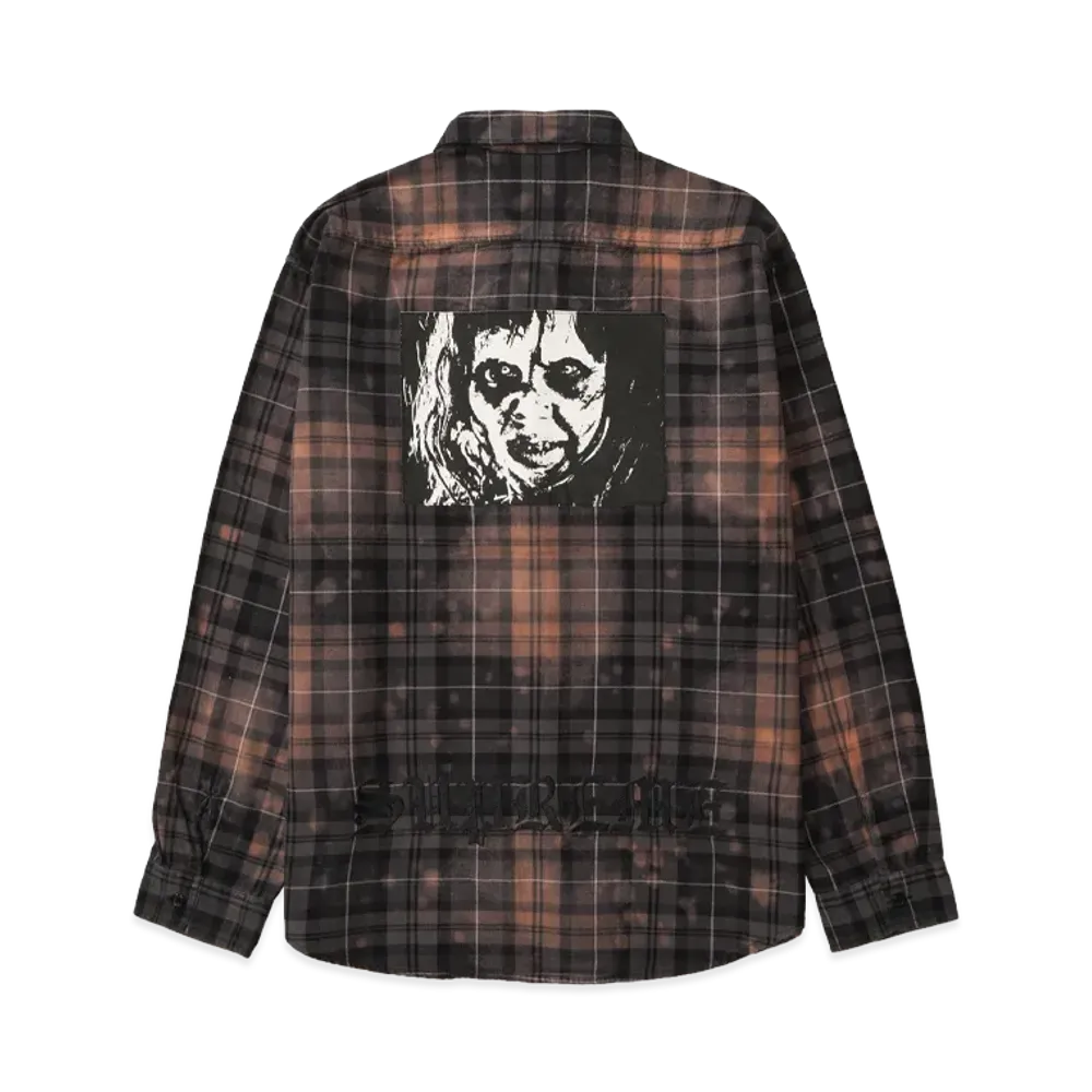 Supreme x The Exorcist Flannel Shirt "Black"