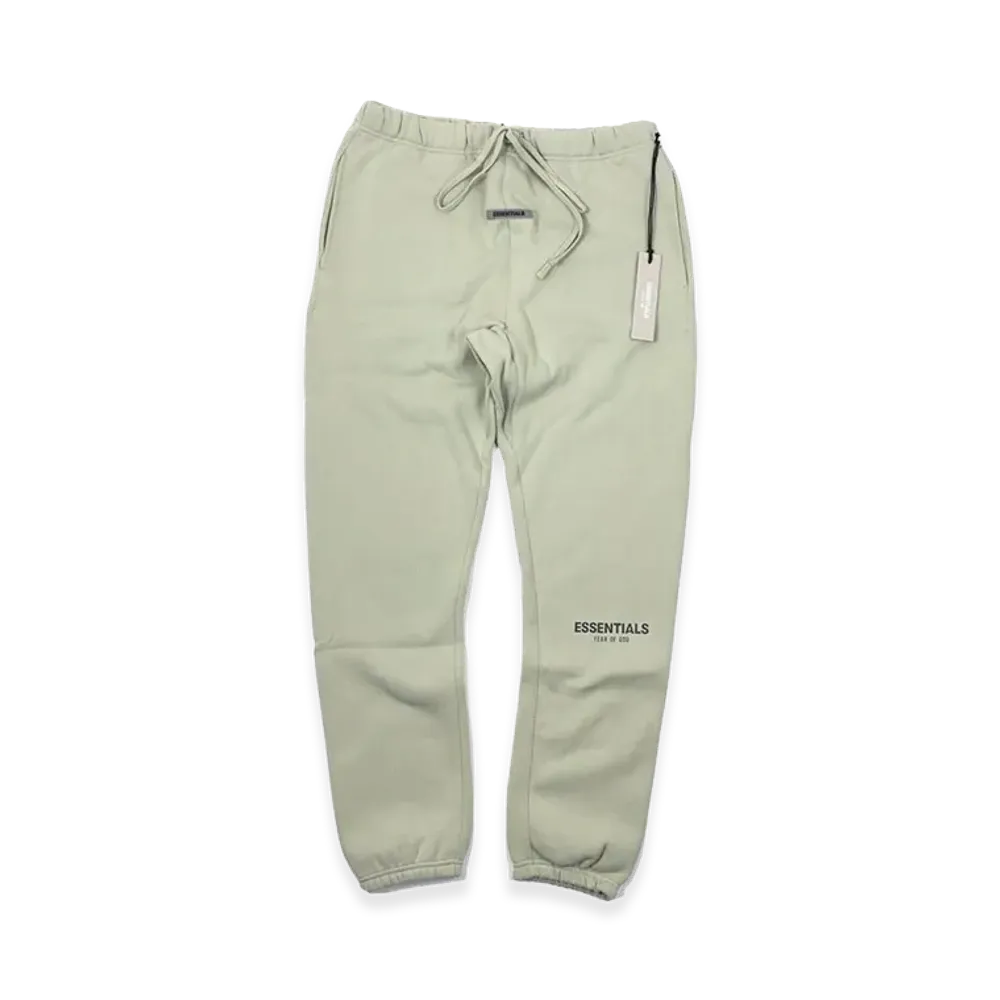 FEAR OF GOD ESSENTIALS Reflector Logo Sweatpants "Sage"