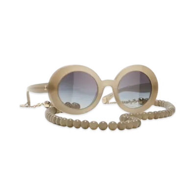 CHANEL Sunglasses "Beige"