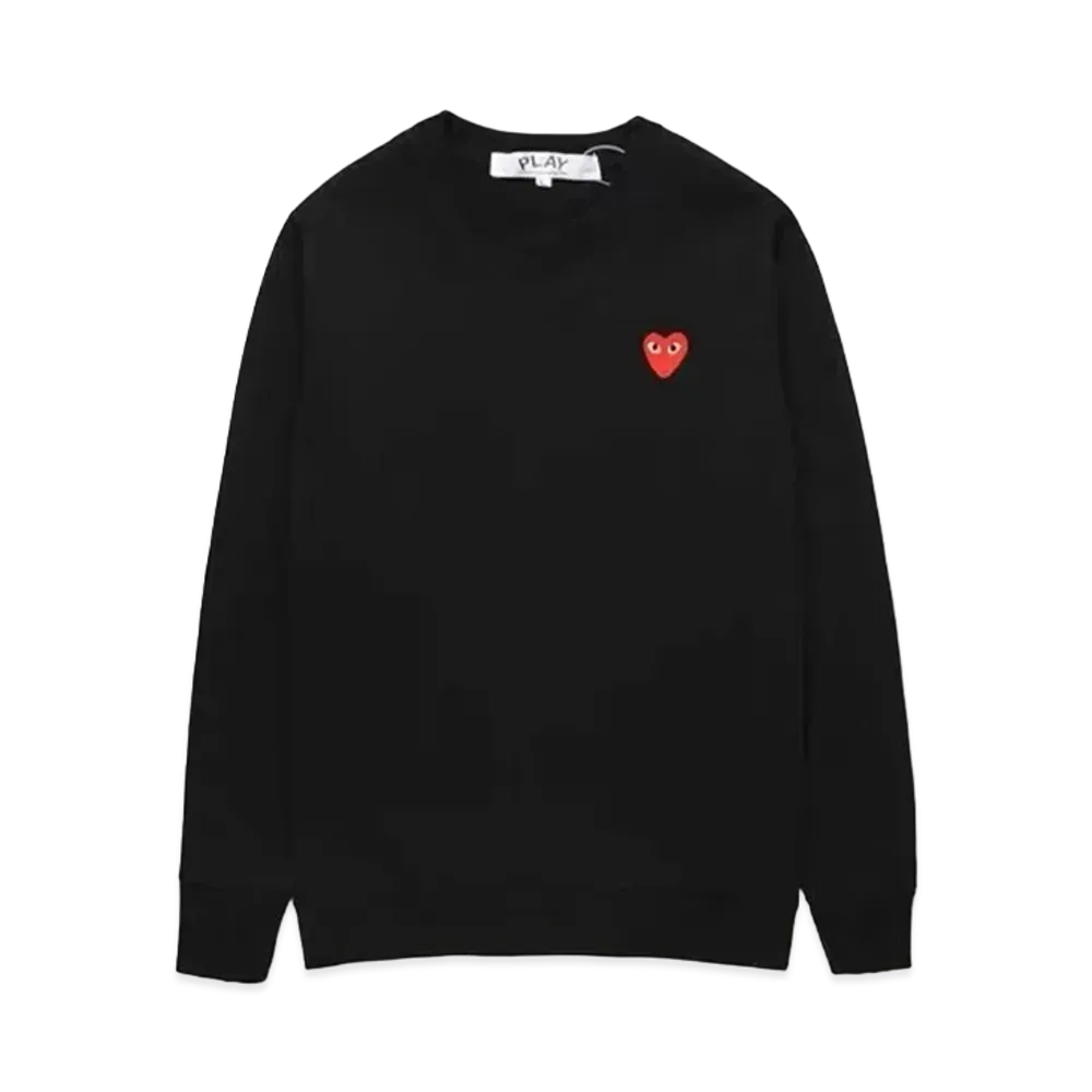 PLAY COMME des GARCONS Logo Sweatshirt "Black"