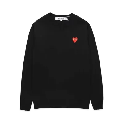 PLAY COMME des GARCONS Logo Sweatshirt "Black"