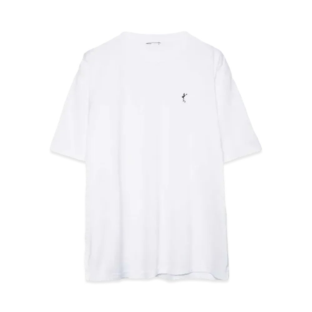 LAD MUSICIAN PERMANENT ROCKER EMBROIDERY T "WHITE"