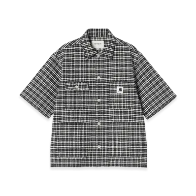 Carhartt WIP Women's S/S Michigan Shirt "Kander Check/Black"
