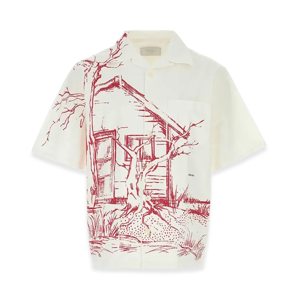 PRADA Poplin Shirt "White"