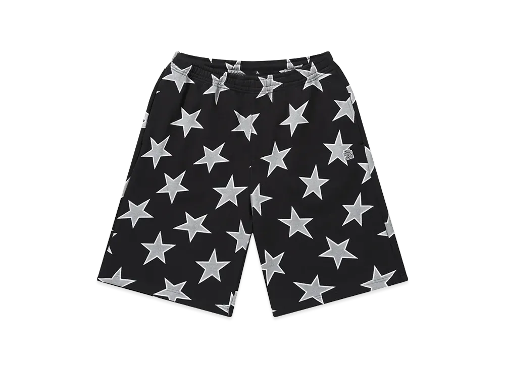 BlackEyePatch Small OG Stars Baggy Sweat Shorts "Black"