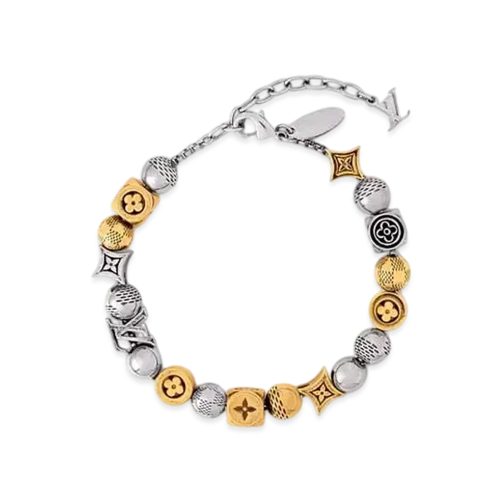 Louis Vuitton Damier Party Bracelet "Silver/Gold"