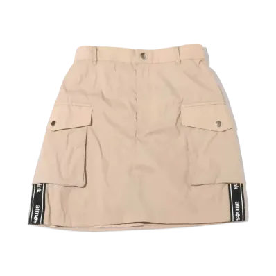 atmos pink Side Logo Cargo Mini Skirt "Beige"