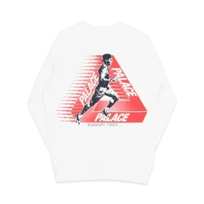 PALACE Running Tings Crew "White"