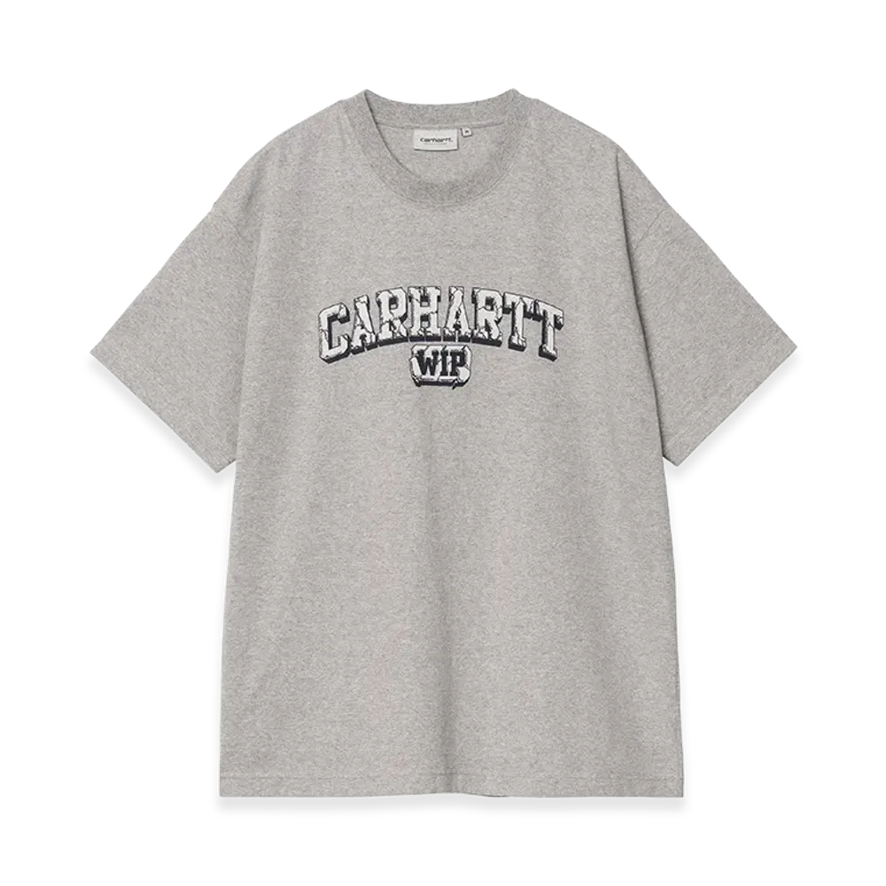 Carhartt WIP S/S Heavy Duty T-Shirt "Grey Heather(Heavy Enzyme Wash)"