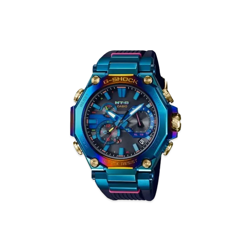 Casio G-Shock Blue Phoenix MTG-B2000PH-2A - 52mm in Stainless Steel