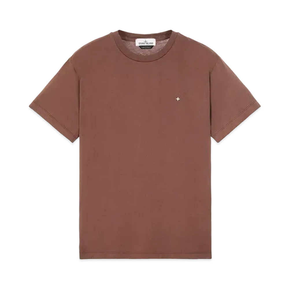 Stone Island 21213 60/2 COTTON JERSEY_SLIM FIT "Mahogany Brown"