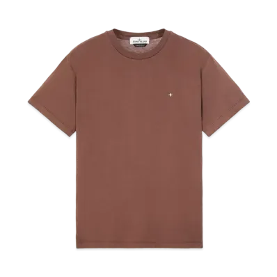 Stone Island 21213 60/2 COTTON JERSEY_SLIM FIT "Mahogany Brown"