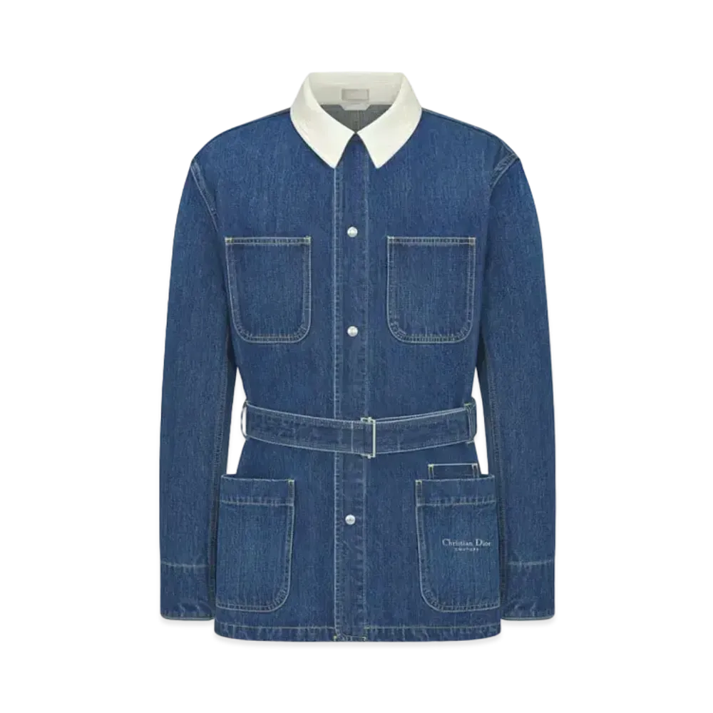 Dior Christian Dior Couture Safari Jacket Cotton Denim "Blue"