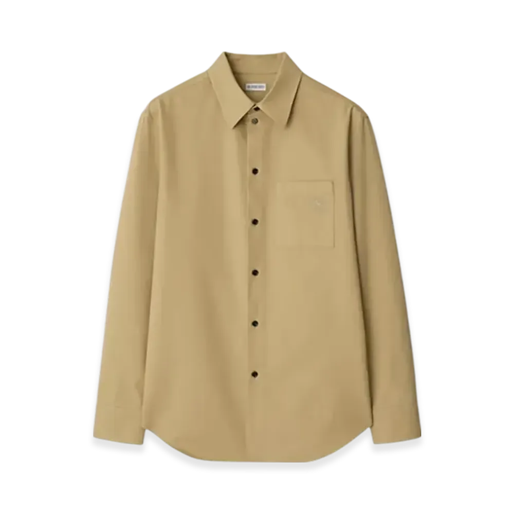 Burberry Relax Fit Gabardine Overshirt "Hamper"
