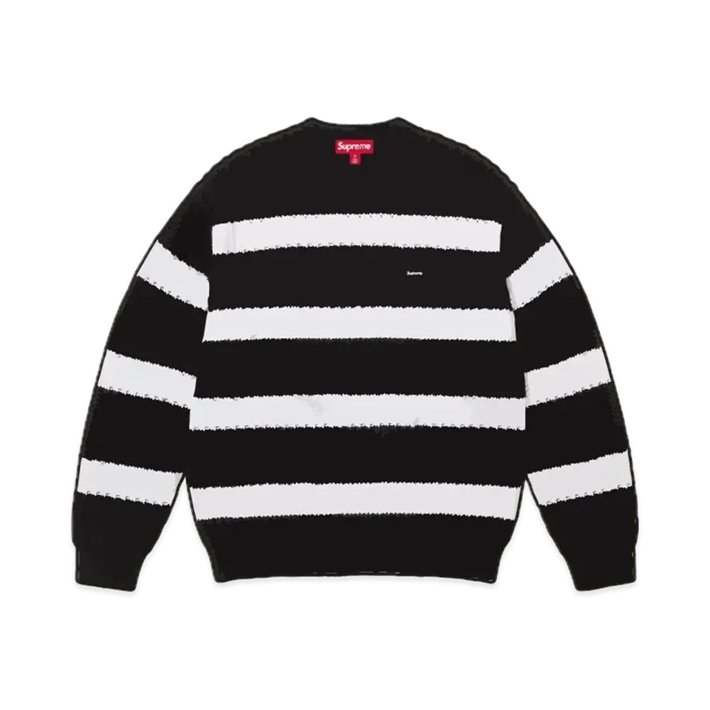 Supreme Loose Gauge Stripe Small Box Sweater 