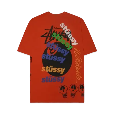 Stussy Test Strike Pigment Dyed Tee "Tomato"
