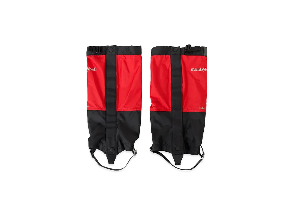 mont-bell Dry-Tec Easy Fit Spats "Red"