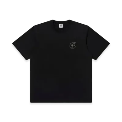 BlackEyePatch Rhinestone B Emblem Tee "Black"