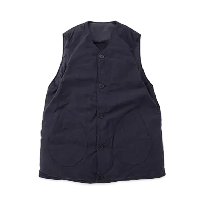 visvim KORA DOWN VEST "Navy"
