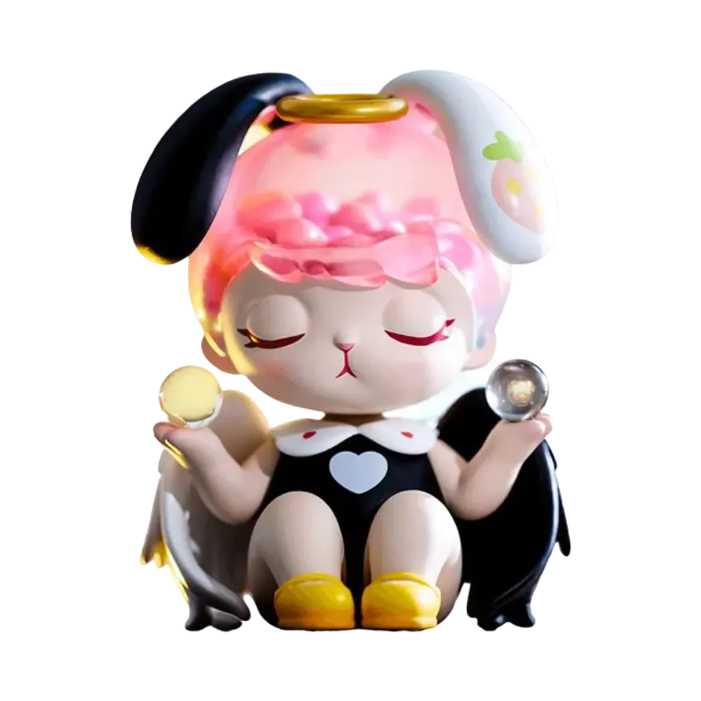 POP MART "Figurine" BUNNY BLACK & WHITE ANGEL big size