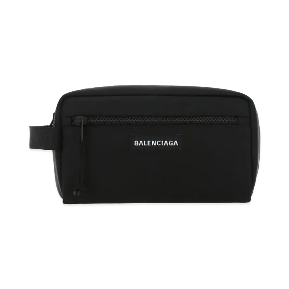 BALENCIAGA Explorer Toiletry Pouch "Black"