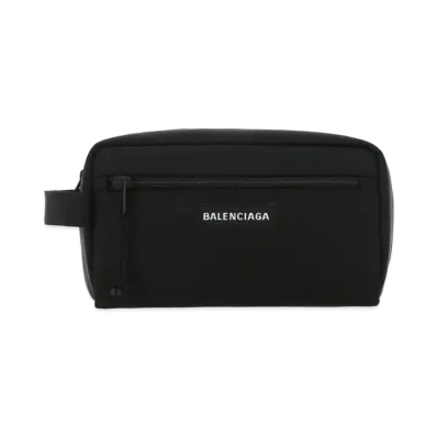 BALENCIAGA Explorer Toiletry Pouch "Black"