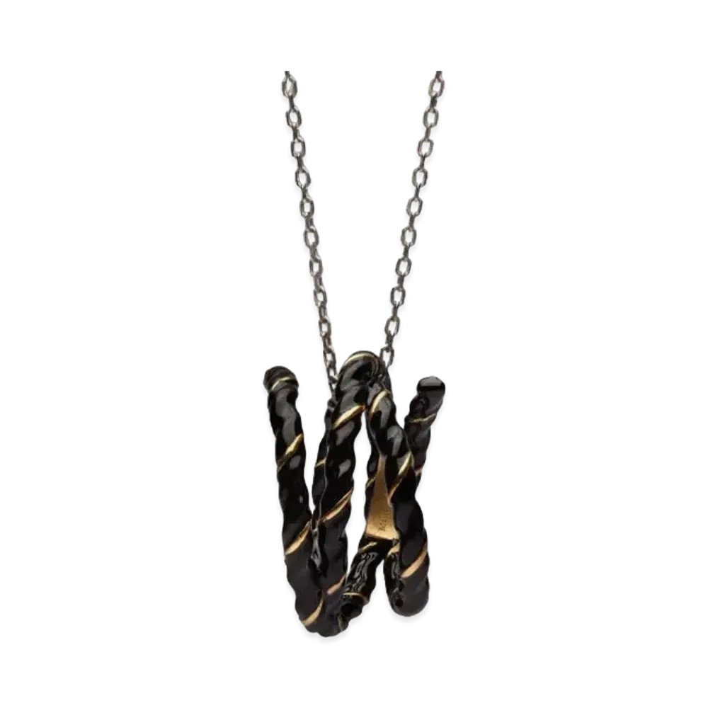 Maison Margiela Laces Necklace "Null"