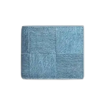 Bottega Veneta Cassette Bi-Fold Wallet With Coin Purse "Blue Melange/Ice"