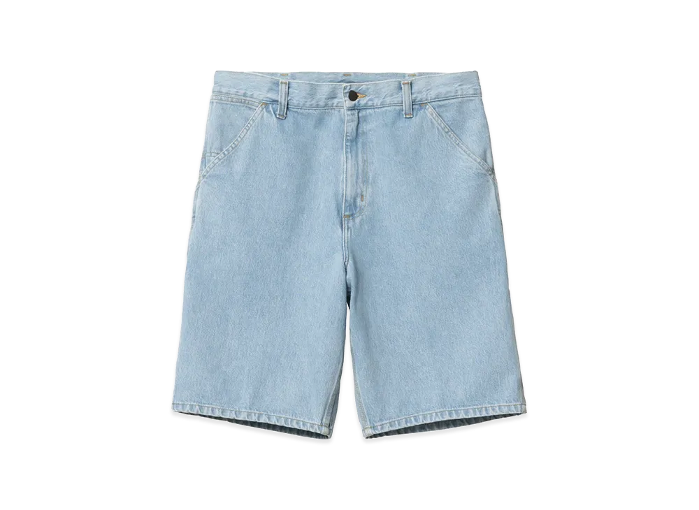 Carhartt WIP Single Knee Short "Blue(Heavy Stone Bleached)"