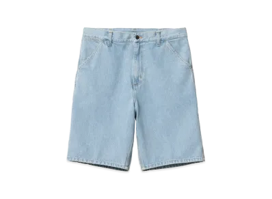 Carhartt WIP Single Knee Short "Blue(Heavy Stone Bleached)"
