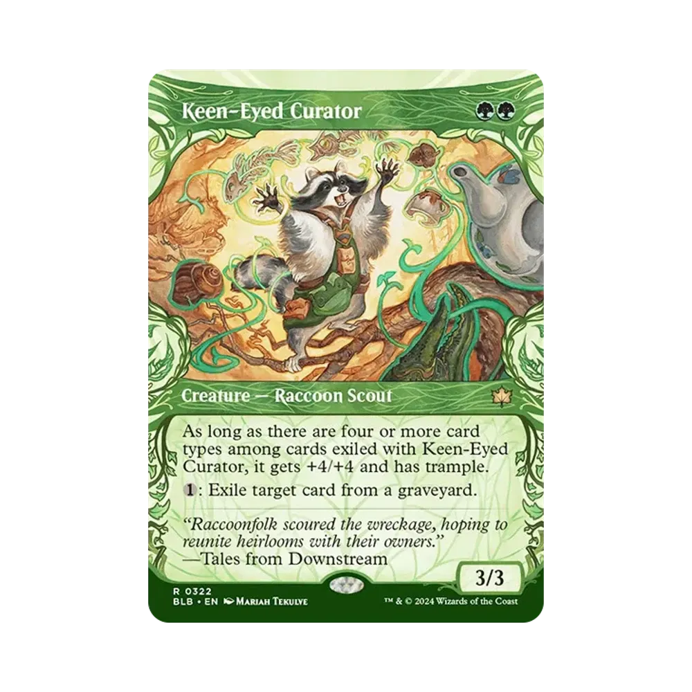 鋭い目の管理者 R :Foil [BLB 0322]【英語版】(ブルームバロウ)