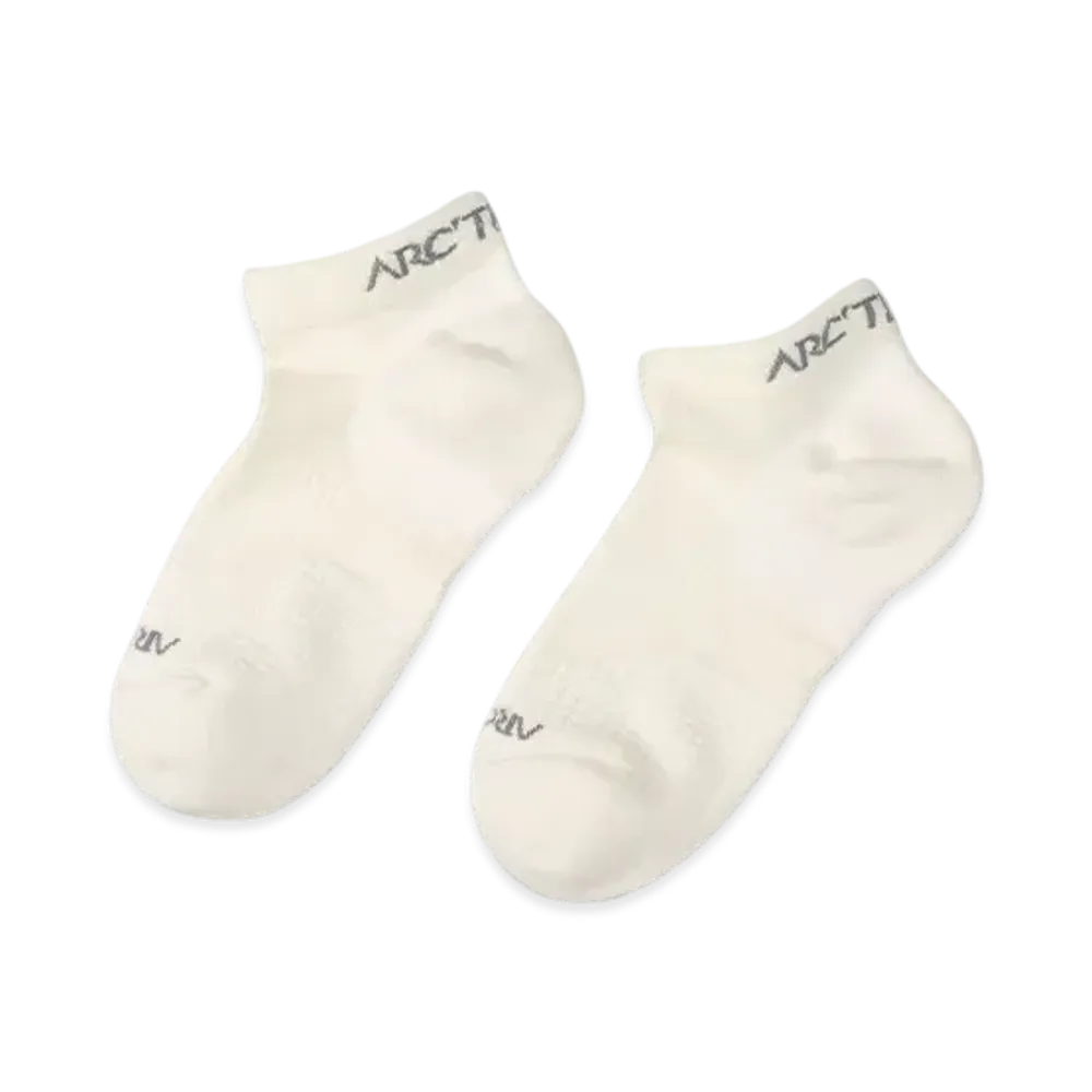 ARC'TERYX Merino Wool Low Cut Sock "White"