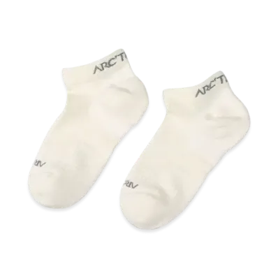 ARC'TERYX Merino Wool Low Cut Sock "White"