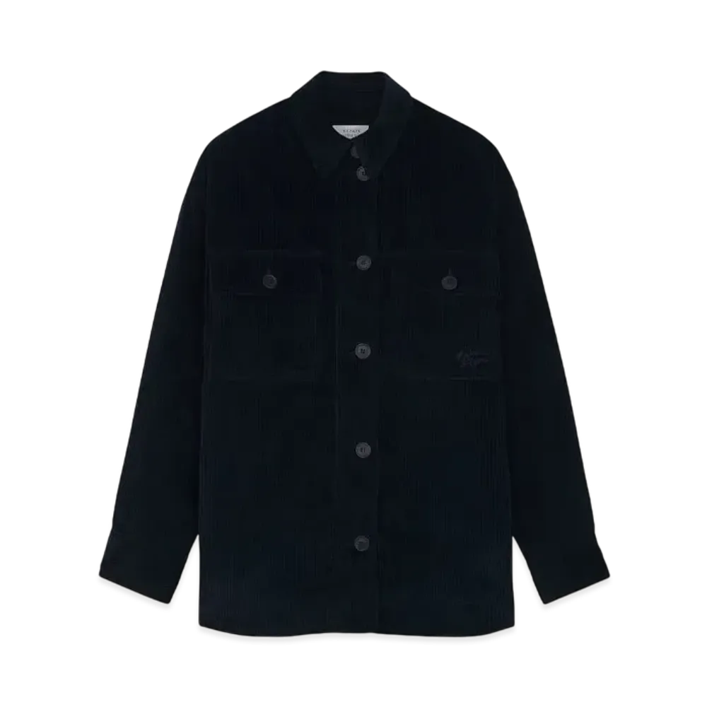 Maison Kitsune Padded Over Shirt "Navy"