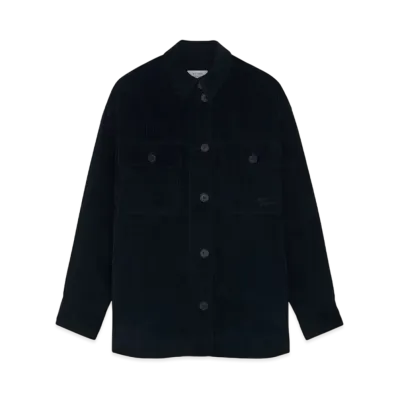 Maison Kitsune Padded Over Shirt "Navy"