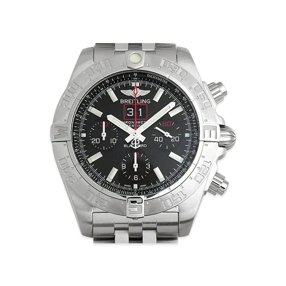 Breitling Chronomat Blackbird World Exclusive 2000 "Black/Stainless Steel"