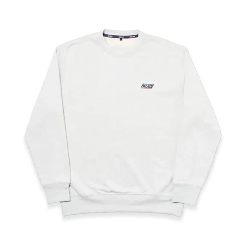 PALACE Basically a Crew "Light Grey Marl"