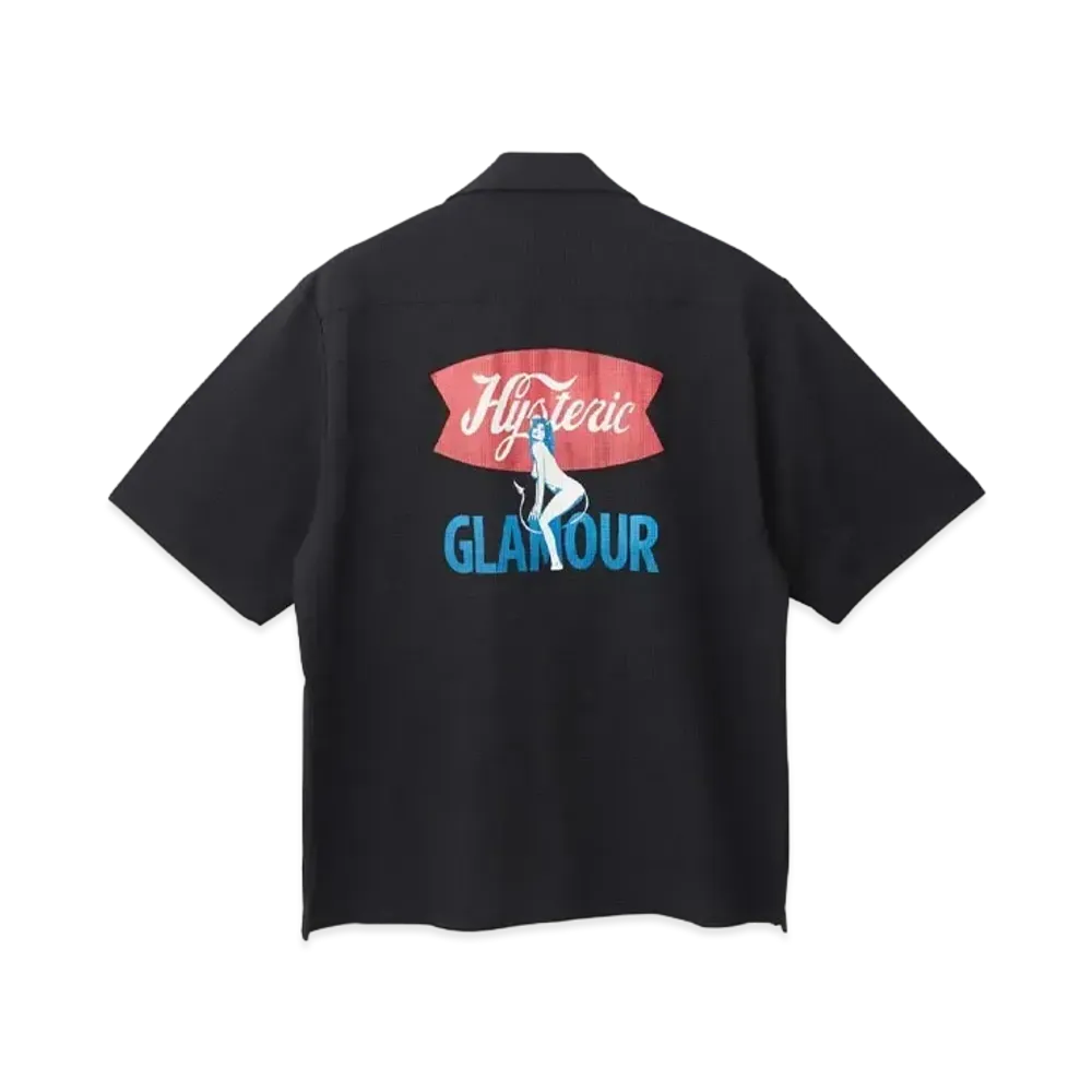 HYSTERIC GLAMOUR Hysteric Grocery Wappen Shirt "Black"