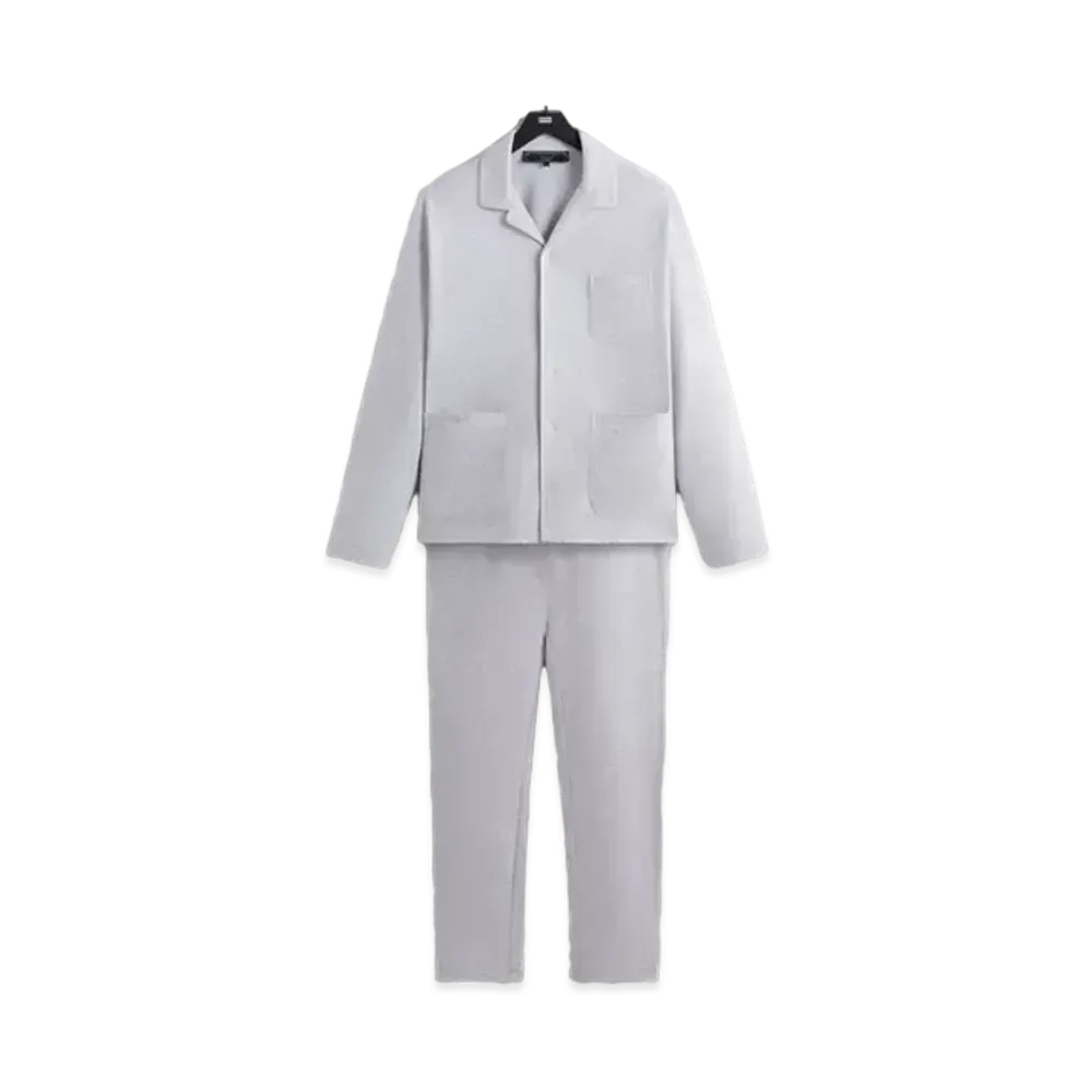 Kith Kithmas Script Pajama Set "Light Heather Grey"