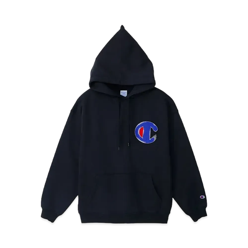 Champion x Sneakerwolf Hooded Sweatshirt "Black"