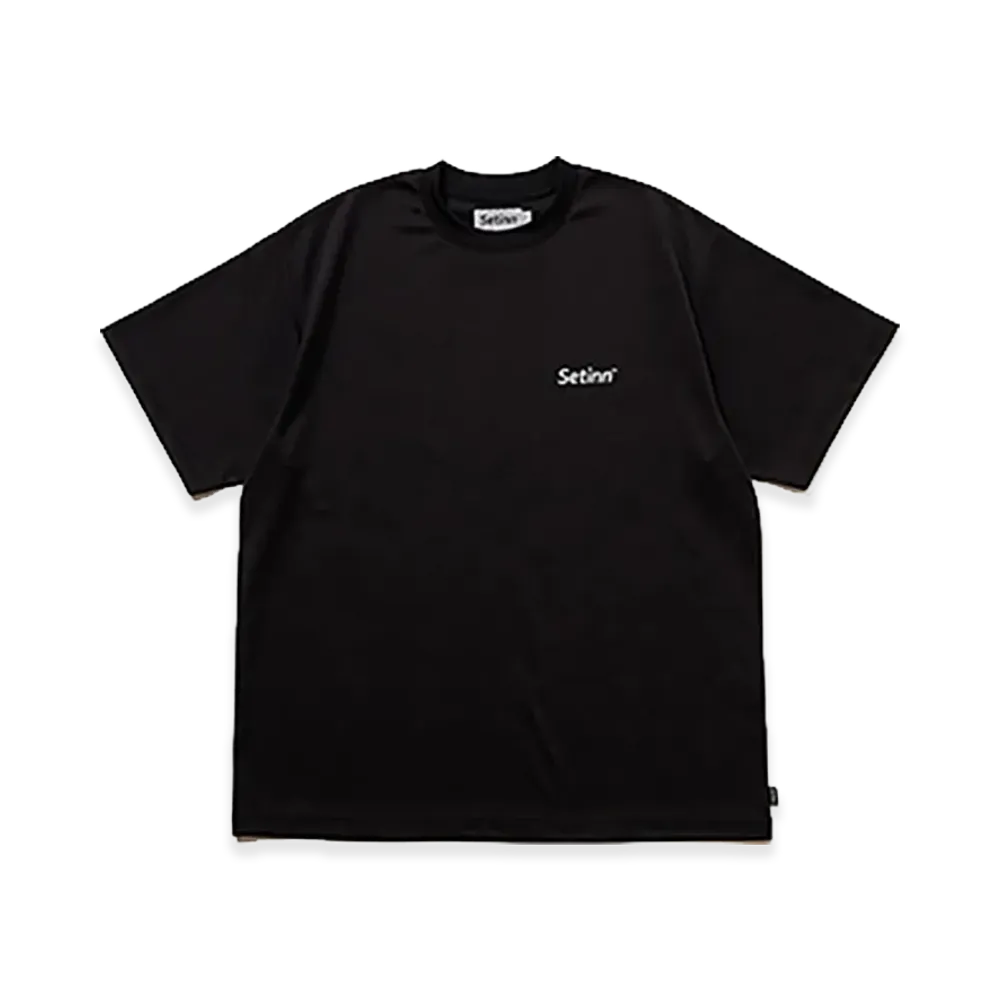 Setinn One Point Script Shirt "Black"