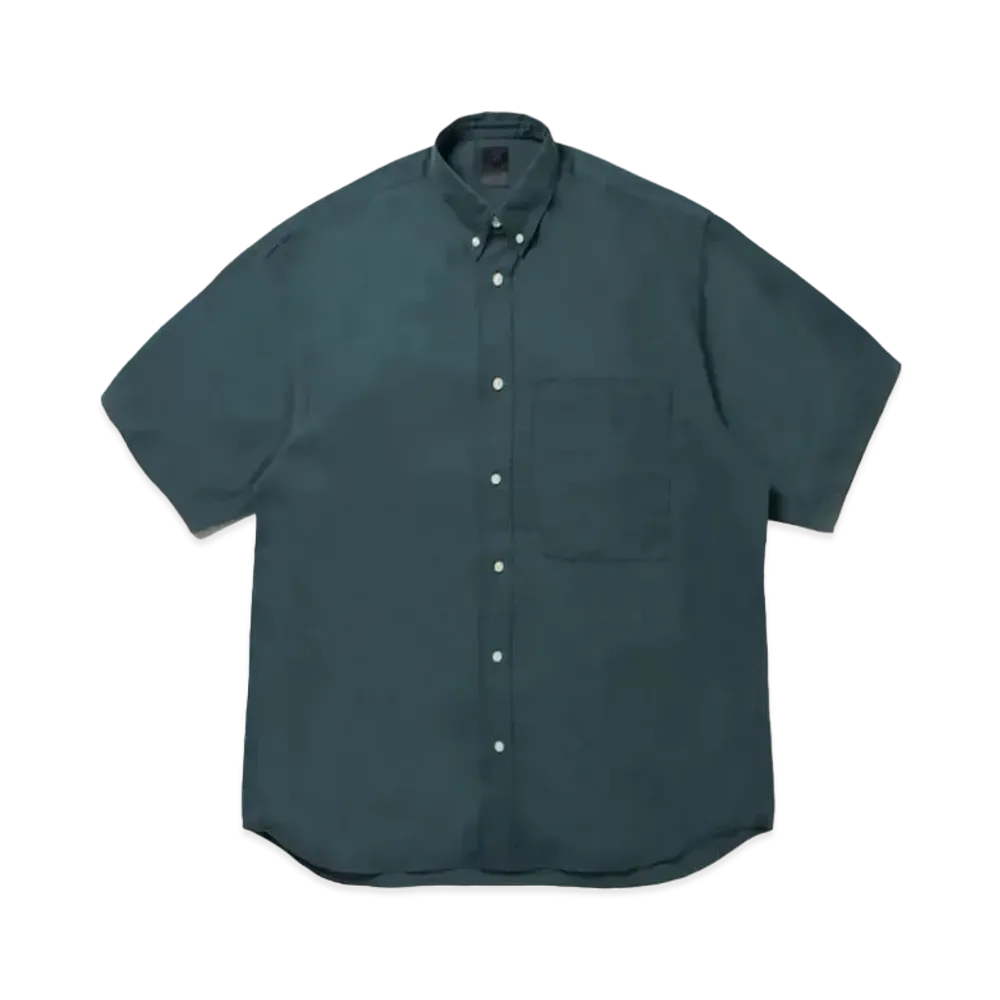 DAIWA PIER39 Tech Button Down Shirts S/S OX "Dark Green"