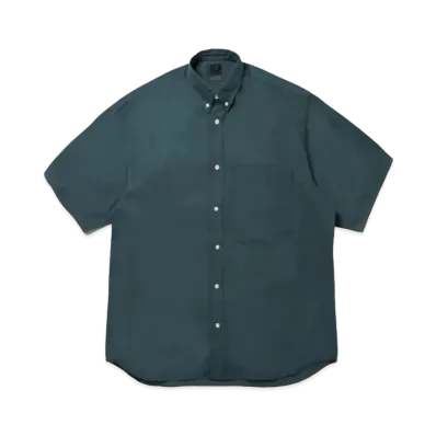 DAIWA PIER39 Tech Button Down Shirts S/S OX "Dark Green"