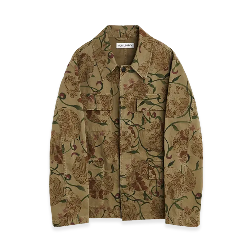 OUR LEGACY Uniform Jacket "Spotting Rose Seventies Sateen"