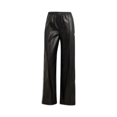 adidas Firebird Pleather Pants "Black"