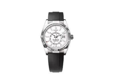 ROLEX Sky-Dweller Oyster 42mm "White/White Gold" 336239