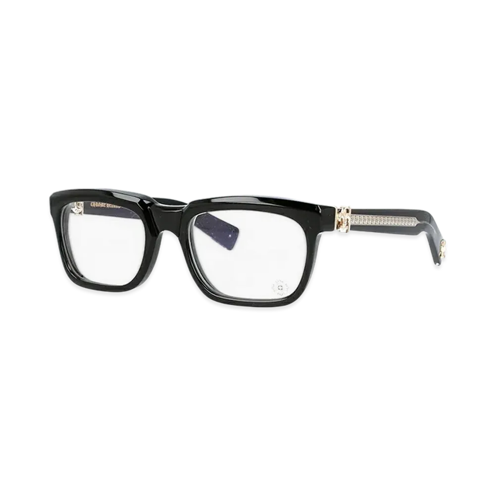 Chrome Hearts SEE YOU IN TEA 53 Square "Black/Gold"
