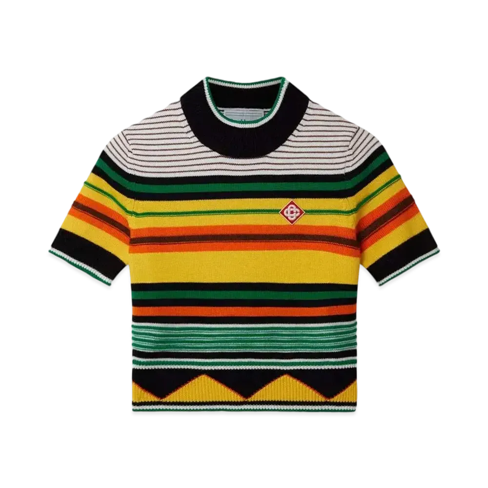 Casablanca Knitted Striped Shirt "Multi"