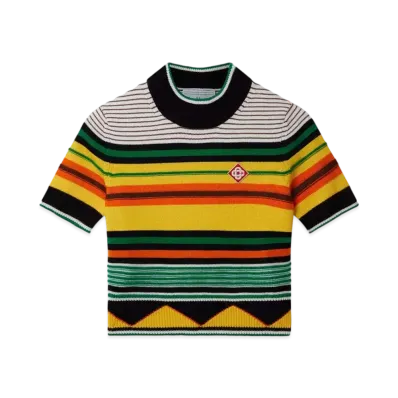 Casablanca Knitted Striped Shirt "Multi"