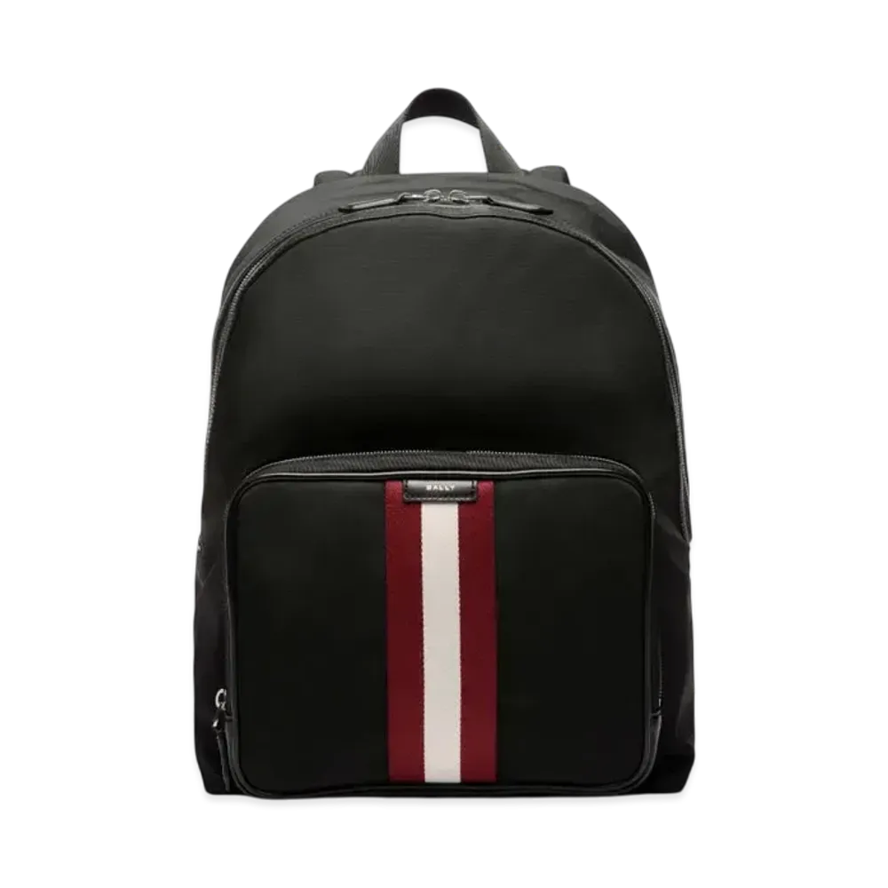 Bally Code Backpack In Nylon "Black"